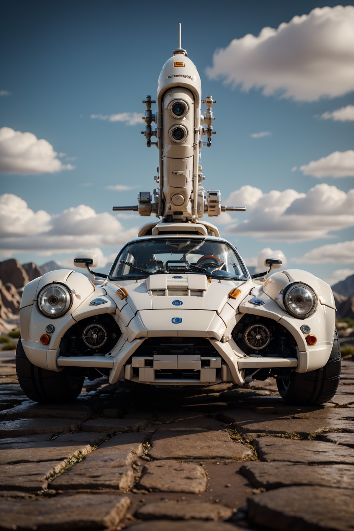 BJ_Lego bricks, no_humans, ground_vehicle, motor_vehicle, science_fiction, vehicle_focus,
cinematic lighting,strong contra...
